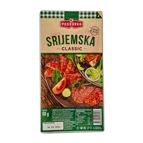 SALAMA SRIJEMSKA KOBASICA NAREZANA 80g PODRAVKA