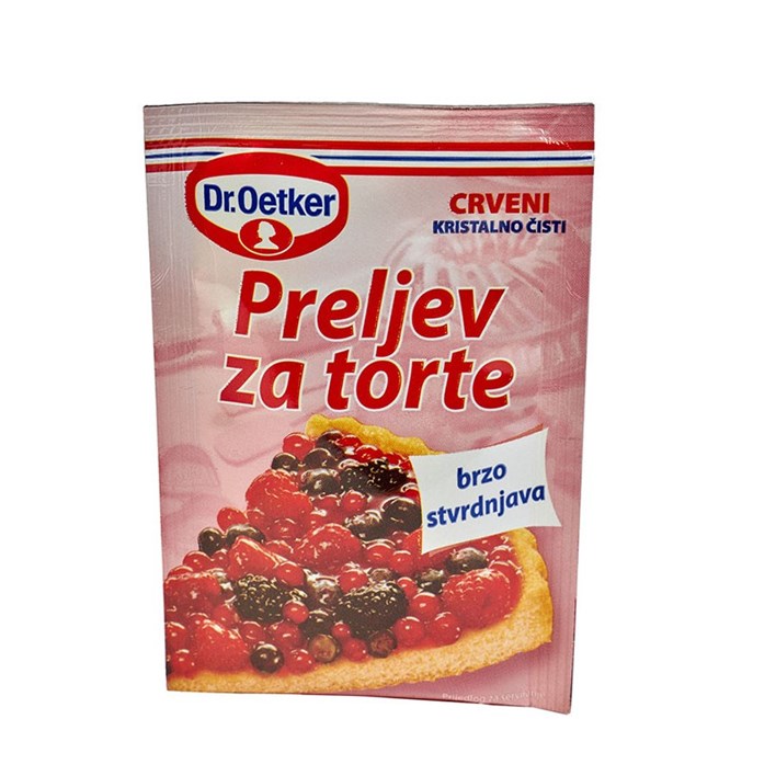 PRELJEV ZA TORTE CRVENI 12g DR OETKER