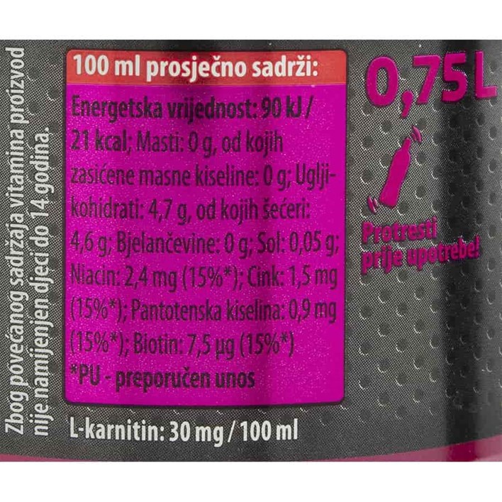 PRO SPORT IZOTONIC SUPER FRUITS 0,75l JAMNICA