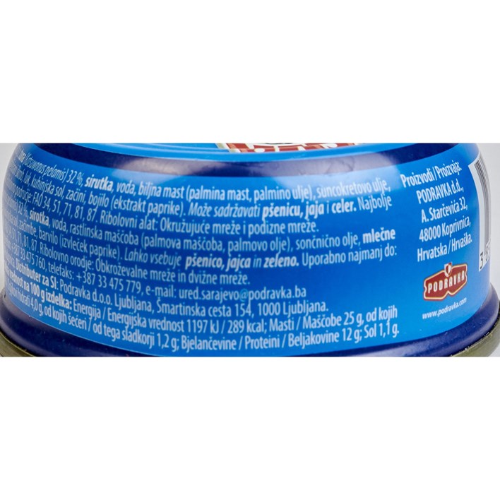 PAŠTETA EVA TUNA CLASSIC 95g PODRAVKA