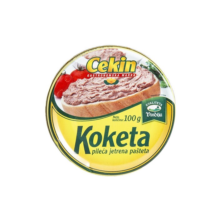 PAŠTETA KOKETA 100 G VINDIJA