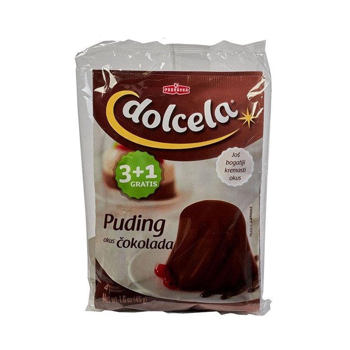 PUDING DOLCELLA ČOKOLADA 45g 3+1GRATIS PODRAVKA