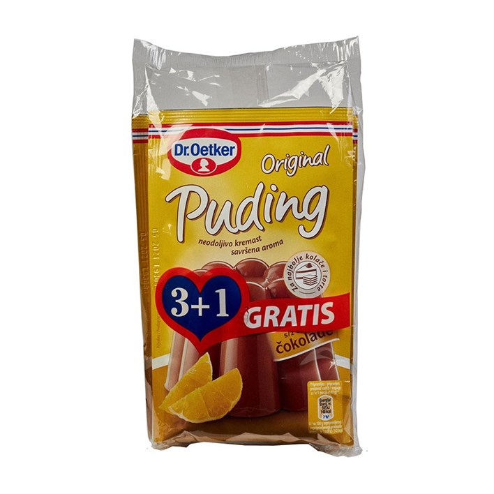 PUDING ČOKOLADA 4X49g 3+1GRATIS