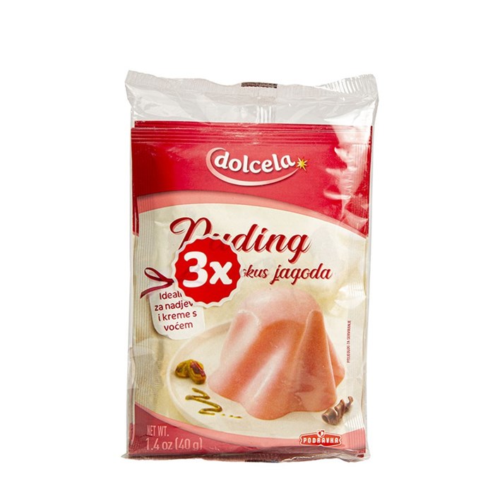 PUDING JAGODA 3X40g PODRAVKA