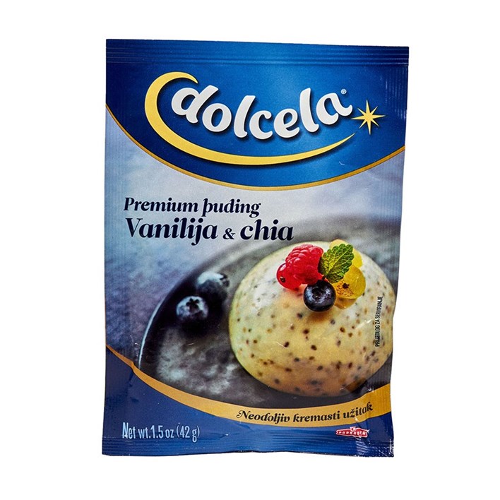 PUDING DOLCELA PREMIUM VANILIJA CHIA 42g PODRAVKA