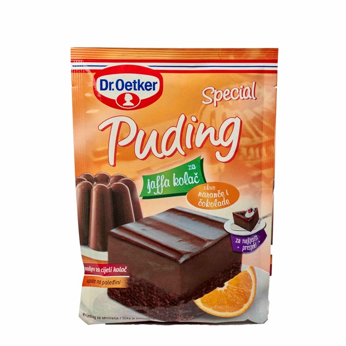 PUDING ZA JAFFA KOLAČ OKUS NARANČA I ČOKOLADA 100g DR OETKER