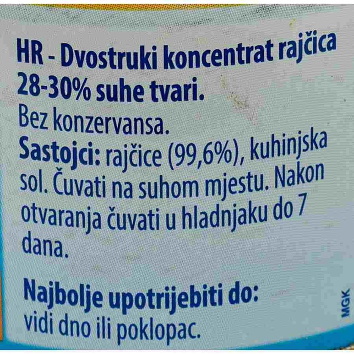 RAJČICA KONCENTRAT 260g PODRAVKA