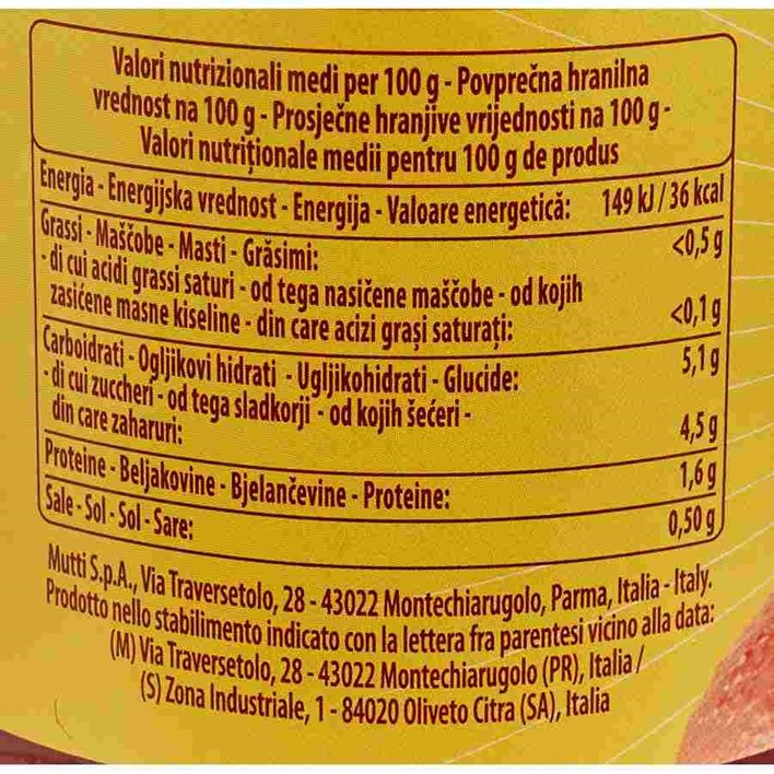 RAJČICA PASIRANA MUTTI 700g FIBIS