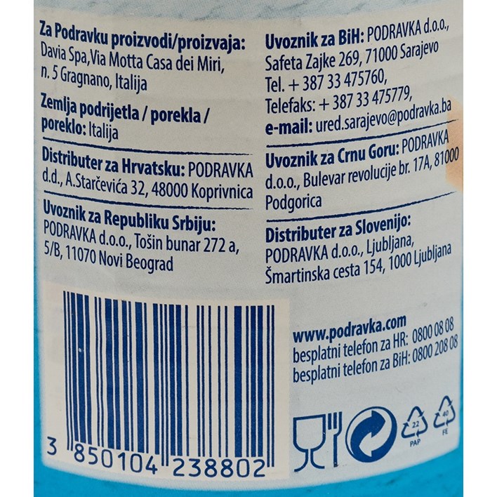 RAJČICA SJECKANA 400g PODRAVKA