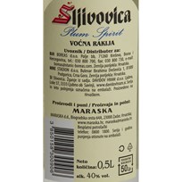 RAKIJA šLJIVOVICA 0,5L AWT