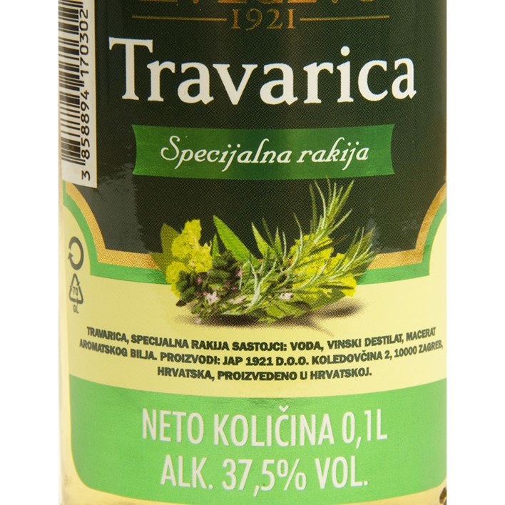 RAKIJA TRAVARICA 0,10L