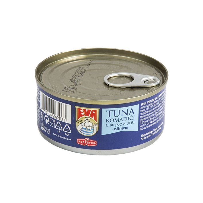 RIBA TUNA EVA KOMADIĆI 160g PODRAVKA