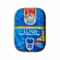 RIBA EVA TUNA FILETI U MASLINOVOM ULJU 115g PODRAVKA