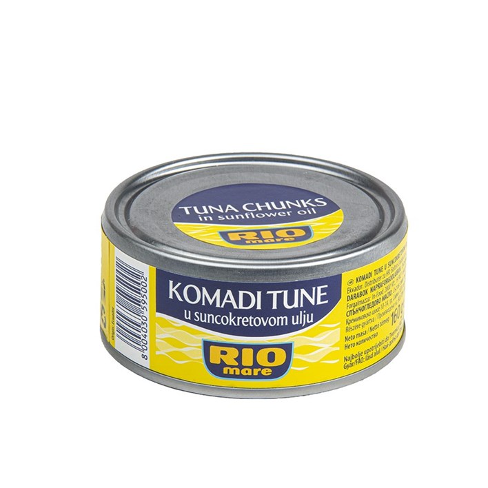 RIBA RIO MARE TUNA SUNCOKRETOVO ULJE 160g