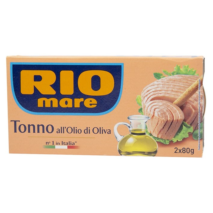 RIBA RIO MARE TUNA MASLINOVO ULJE 2X80g