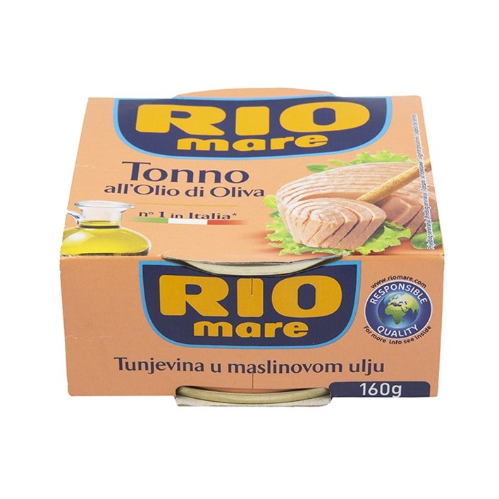 RIBA RIO MARE TUNA MASLINOVO ULJE 160g