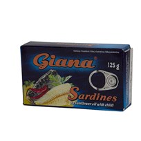 RIBA SARDINA U SUNCOKRETOVOM ULJU SA CHILLIJEM 125g GIANA