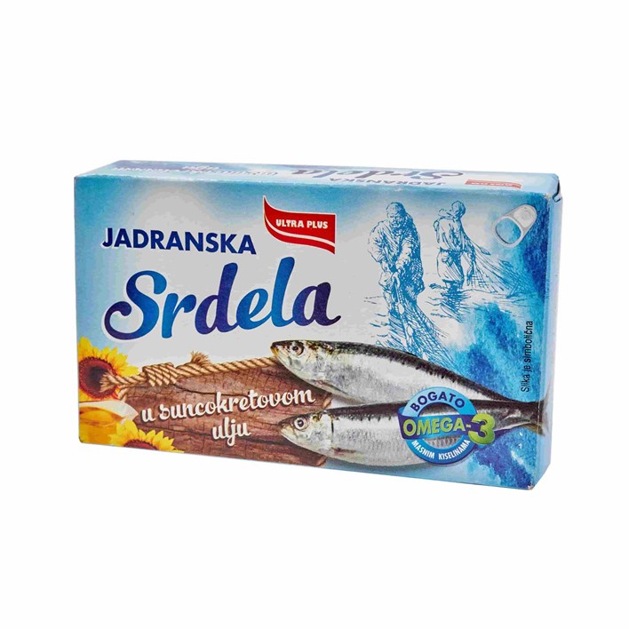 RIBA SRDELA U SUNCOKRETOVOM ULJU 100g ULTRA