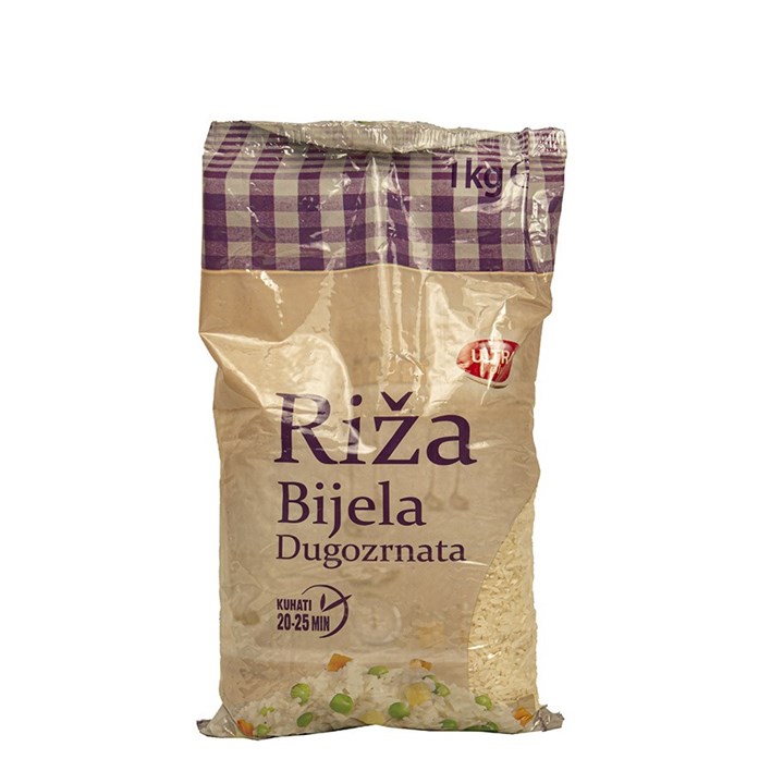 RIŽA BIJELA DUGO ZRNO 1kg ULTRA