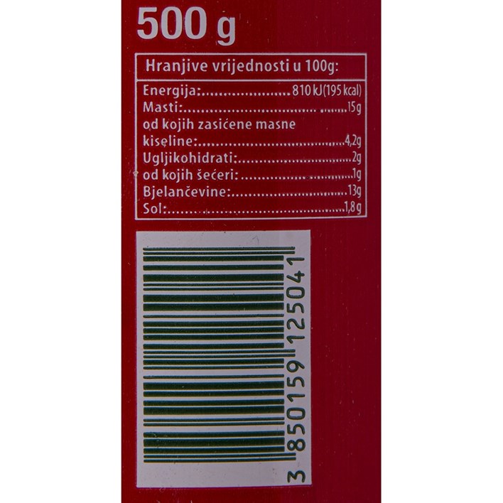 SALAMA DELKO PAPRIKA 500g VINDIJA