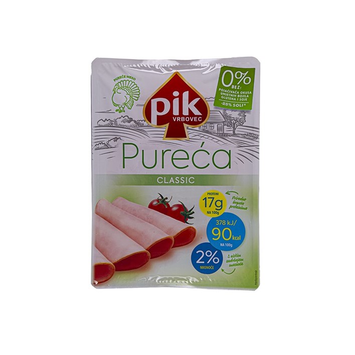 SALAMA ŠUNKA PUREĆA CLASSIC NAREZANA 100g PIK