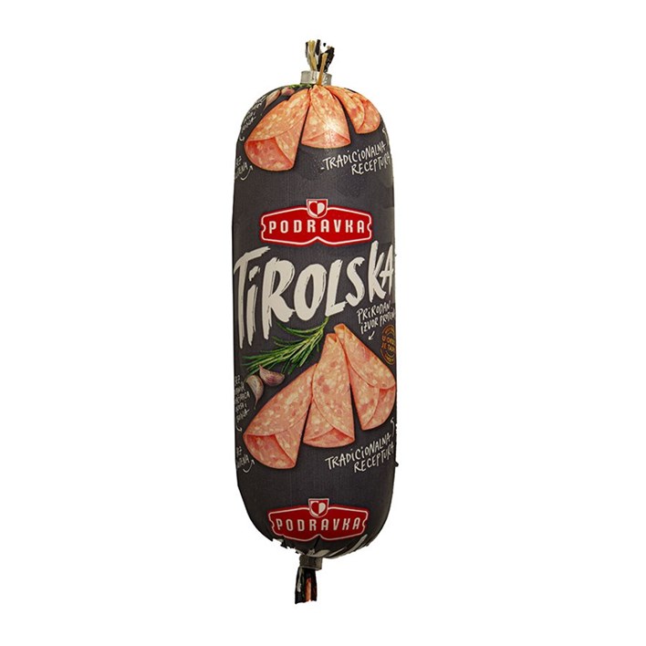 SALAMA TIROLSKA KOBASICA 350g PODRAVKA