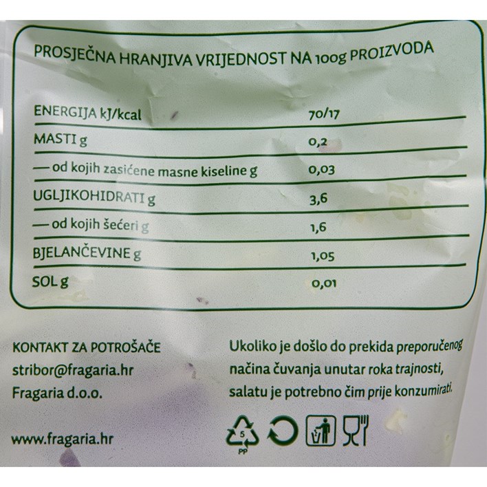 SALATA HRSKAVI DUO 220g FRAGARIA