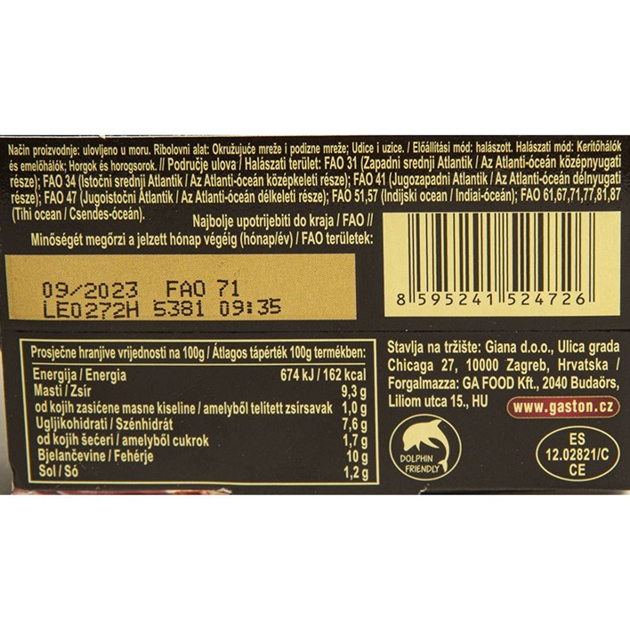 SALATA TUNA MEXICO 160g GIANA