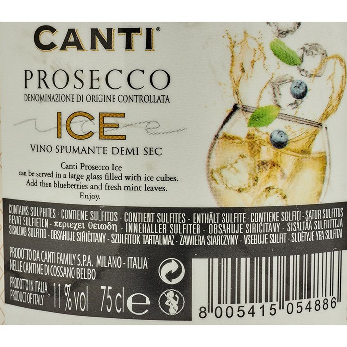 ŠAMPANJAC PROSECCO ICE DEMI 0,75l DUPIN