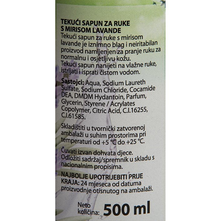 SAPUN TEKUĆI CHARME LAVANDA 500ml ULTRA