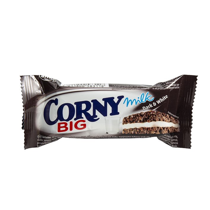 ŽITNA PLOČICA CORNY BIG MILK DARK 40g ATLANTIC