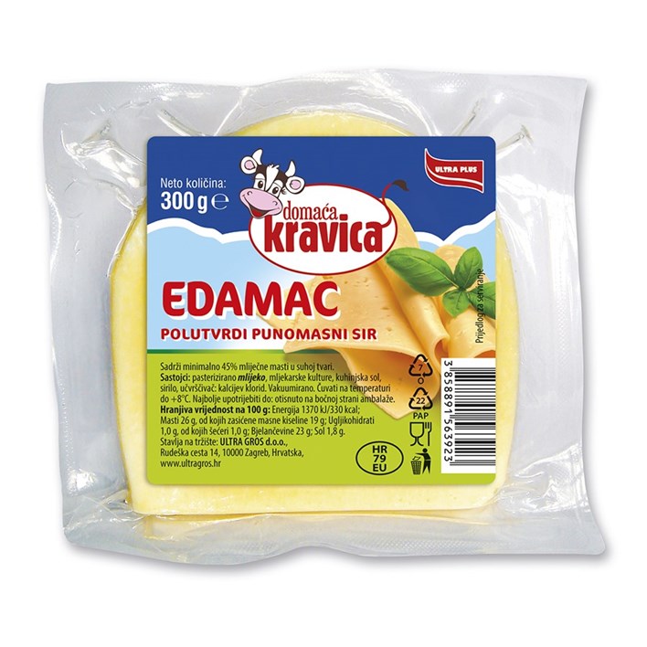 SIR DOMAĆA KRAVICA EDAMAC 300g ZDENKA ULTRA