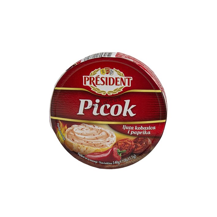 SIR TOPLJENI PICOK LJUTA KOBASICA 140g DUKAT