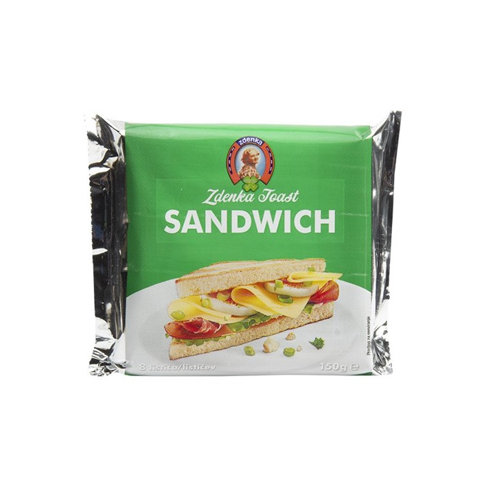 SIR TOPLJENI TOAST SANDWICH 150g ZDENKA