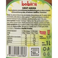 SIRUP BOBICA JABUKA 1l STAKLO SAMBI