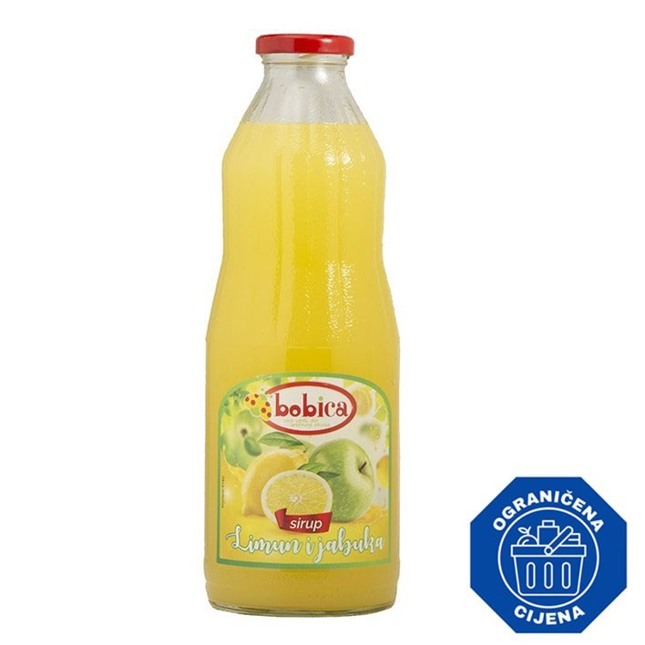 SIRUP BOBICA LIMUN JABUKA 1l STAKLO SAMBI