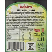 SIRUP BOBICA VIŠNJA JABUKA 1l PVC SAMBI