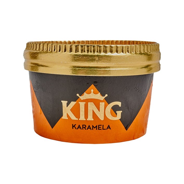 SLADOLED KING KARAMELA ČAŠA 120ml LEDO