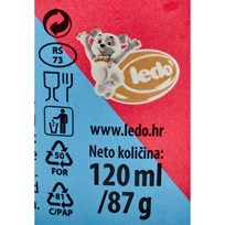 SLADOLED KING VANILIJA ČAŠA 120ml LEDO