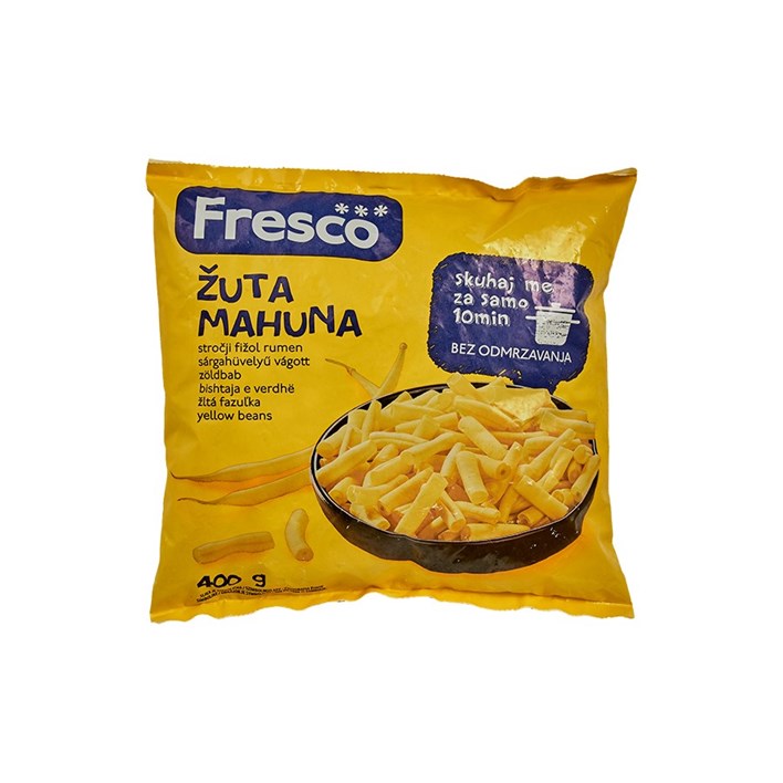 SMRZNUTO POVRĆE MAHUNA ŽUTA FRESCO 400G LEDO