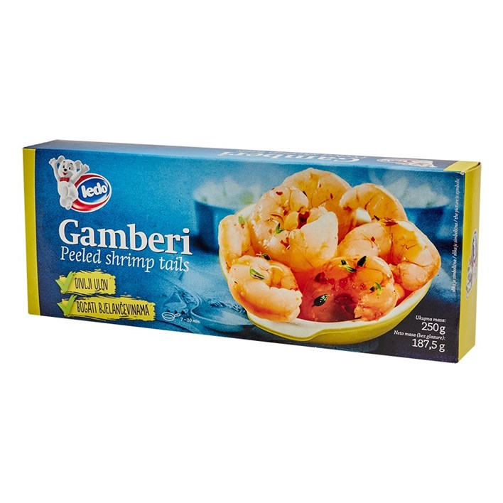 SMRZNUTI GAMBERI 250G LEDO