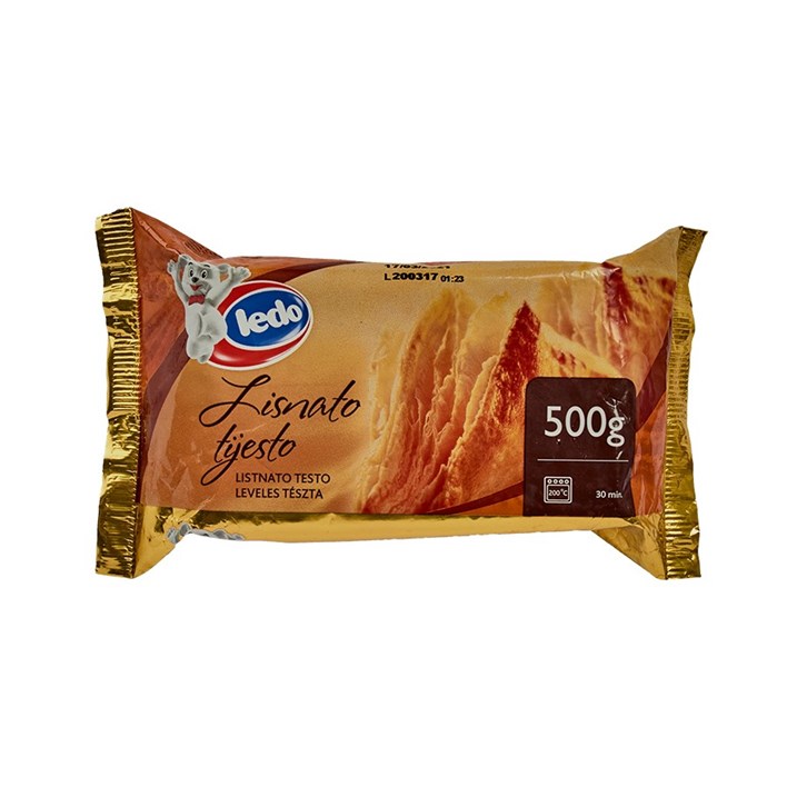 SMRZNUTO TIJESTO LISNATO 500G LEDO