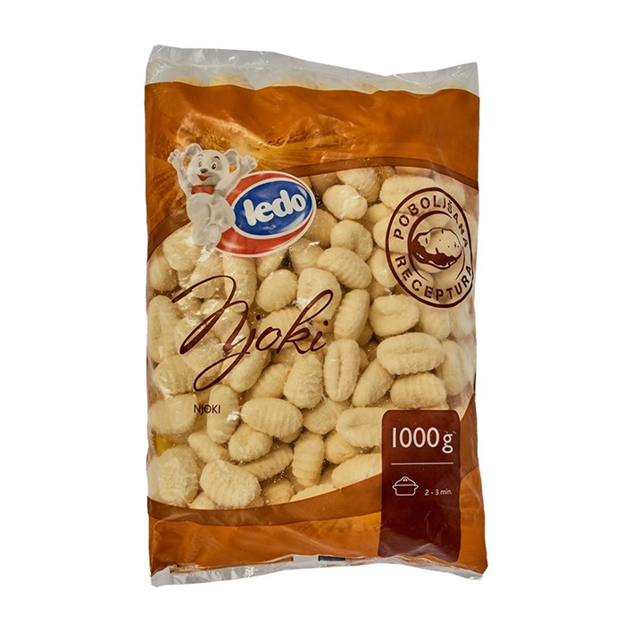 SMRZNUTO TIJESTO NJOKI 1kg LEDO