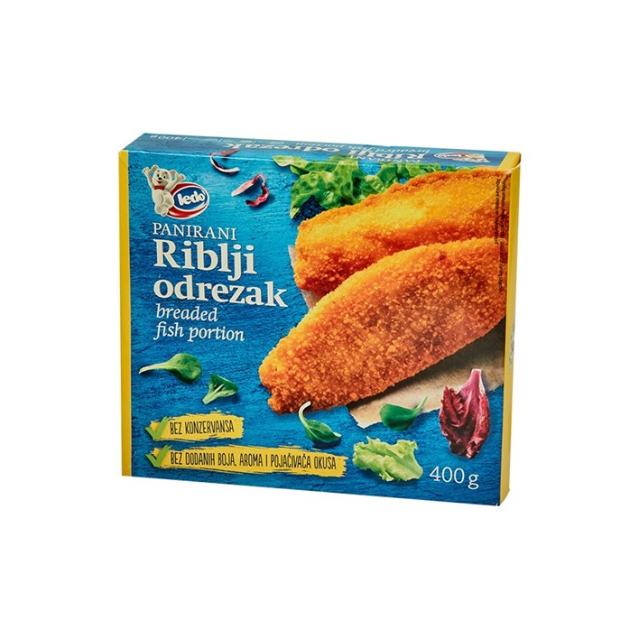 SMRZNUTA RIBA PANIRANI RIBLJI ODREZAK 400G LEDO