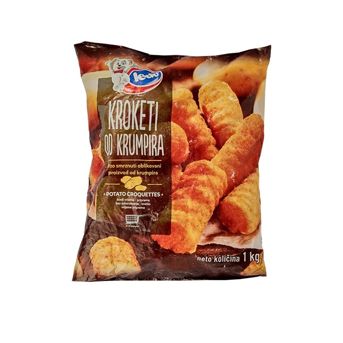 SMRZNUTI KROKETI OD KRUMPIRA 1kg LEDO