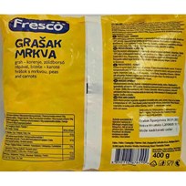 SMRZNUTO POVRĆE GRAŠAK MRKVA FRESCO 400G LEDO