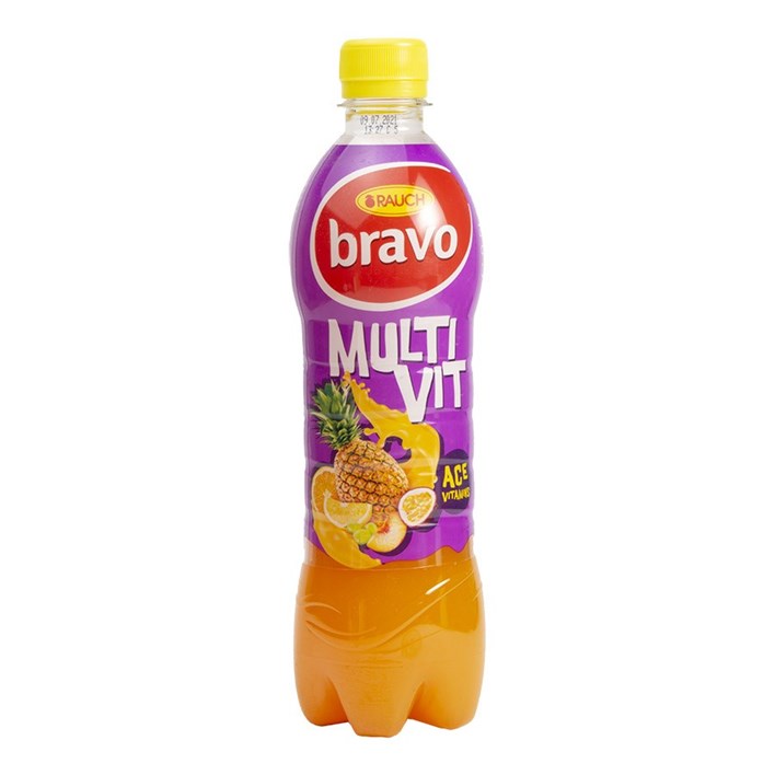 SOK BRAVO MULTIVITAMIN 0,5l PVC RAUCH ATLANTIC/