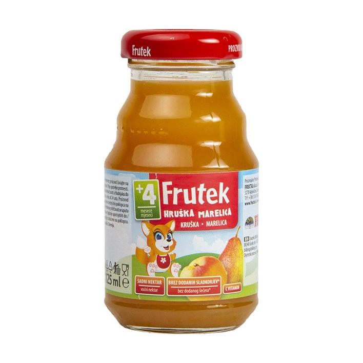 SOK FRUTEK KRUŠKA MARELICA 125ml ALCA