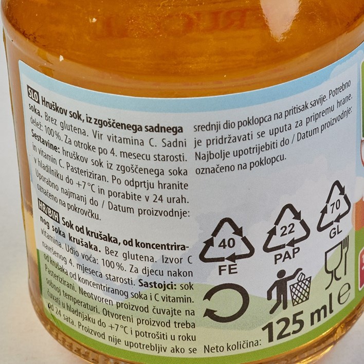 SOK FRUTEK KRUŠKA 125ml ALCA