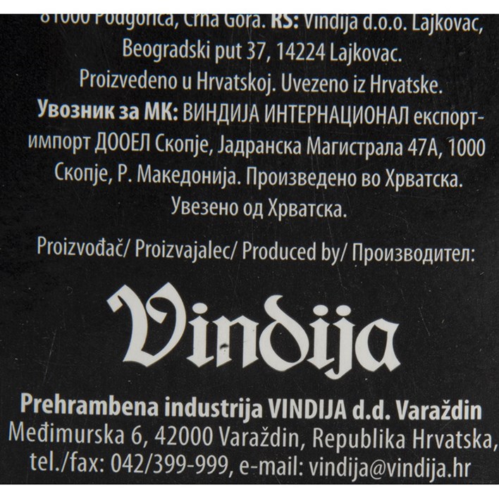 SOK VINDI JUICE JABUKA 100% 1l VINDIJA